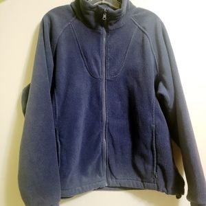 Columbia Fleece Full-Zip Blue Jacket
